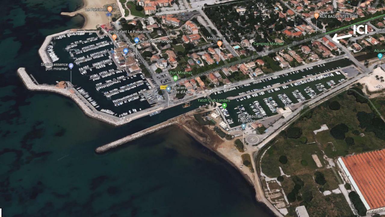 Studio Mezzanine Vue Port Et Mer La Londe-les-Maures Ngoại thất bức ảnh